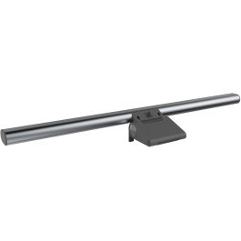4smarts 2in1 LightBar Pro + Webcam, con LED, Plug & Play, ABS, Plata, compatible con iOS, Windows, MacOS, Linux