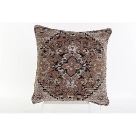 DKD Home Decor Cojín Decorativo para Sofá Árabe Colección Bidjar Marrón Blanco 45x45x12 cm | 70% Algodón 30% Poliéster con Cremallera Precio: 8.92254. SKU: S3027296