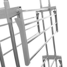 Tendedero Plegable Vertical con Ruedas Folver InnovaGoods 24 Barras Tendedero Plegable Vertical con Ruedas Folver InnovaGoods 24 Barras