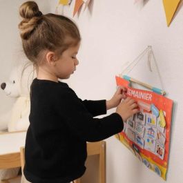 Jade Calendario Semanal de Gratitud para Niños JAD3301041415110 Montessori Juego Educativo Estado de Ánimo Sueño Diseño Francés