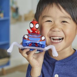 El coche araña de Spidey, Marvel, juguetes preescolares, Spidey y sus amigos extraordinarios El coche araña de Spidey, Marvel, juguetes preescolares, Spidey y sus amigos extraordinarios