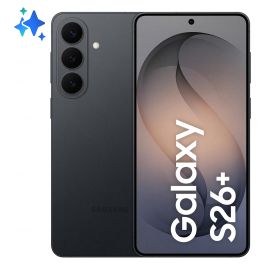 Samsung Galaxy S26+ Smartphone 6.7" Dynamic AMOLED 2X 120Hz, 12GB RAM 256GB, Cámara Triple 50MP, Batería 4900 mAh, 5G, Android 16.0, Negro Precio: 1710.6496. SKU: B1DARW4K35