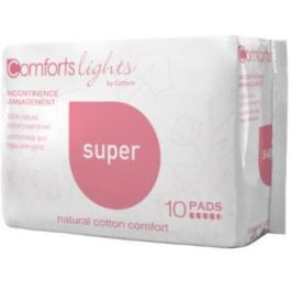 COTTONS Compresa Super Incontinencia Algodón 100% Hipoalergénica Rápida Absorción para Pérdidas Abundantes 10 Uds. Precio: 5.59. SKU: B19F38NVTR
