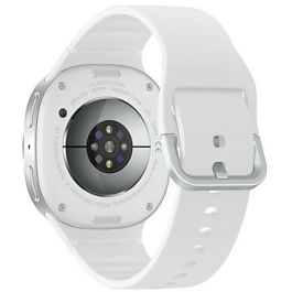 Samsung Galaxy Watch8 40 mm Wi-Fi Smartwatch Plata Blanco con AMOLED, GPS, 32 GB, Monitor de Frecuencia Cardiaca