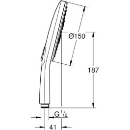 Grohe Ducha de mano de 3 chorros