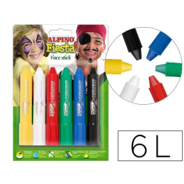 Alpino Maquillaje En Barra Fiesta Face Stick Pack De 6 Colores Surtidos Precio: 6.50000021. SKU: B1ETWJ5D5M