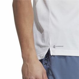 Camiseta de Manga Corta Hombre Adidas Agr Shirt Blanco