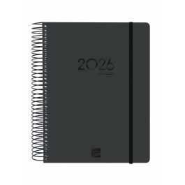 Finocam Agenda Espiral Ikon 16 Meses Septiembre 2025-Diciembre 2026, Tapa PP Negro, Cierre Goma, A5 Precio: 13.50000025. SKU: B14S37D7H7
