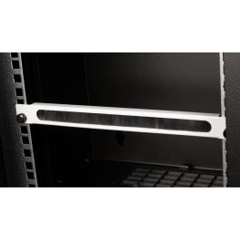 Equip 10" Kabeldurchführung mit Bürsteneinsatz. 1U grau