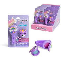 Martinelia LITTLE UNICORN lip gloss watch 2 x 1,1gr - Reloj de Pulsera con Brillo Labial Infantil - Diseño Unicornio