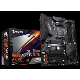 GIGABYTE B550 AORUS ELITE AX V2 placa base AMD B550 Zócalo AM4 ATX GIGABYTE B550 AORUS ELITE AX V2 placa base AMD B550 Zócalo AM4 ATX