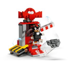 LEGO 76995 Huida de Shadow The Hedgehog Sonic - Set de Juguetes con Cámara de Estasis, RhinoBot y Moto, ideal para Niños +8 Años