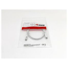EQUIP 128362 Cable USB-C a USB-C 3.2 Gen 1 Macho/Macho 2 metros Blanco 60W PD