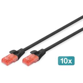 Digitus Cable de Red Patch CAT 6 U/UTP LSZH, Pack 10 Unidades, 0.5m, Negro Precio: 31.50000018. SKU: B14KSKGDH6