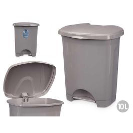 Papelera de Pedal Gris Arte Regal 10L 27x33.5x22 cm (8 Unidades) Precio: 43.99000012. SKU: B1GRW8CQKZ