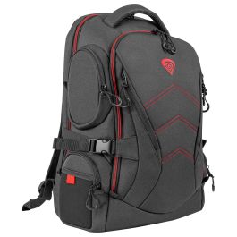 GENESIS Pallad 550 Mochila para Gaming 43,9 cm (17.3") Negro, Rojo con Compartimento para Portátil y Accesorios