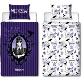 Wednesday WED3700891712460 Juego de Cama Reversible Microfibra Funda Nórdica 140 x 200 cm Funda Almohada 63 x 63 cm Precio: 28.78999948. SKU: B1CV8MW66X