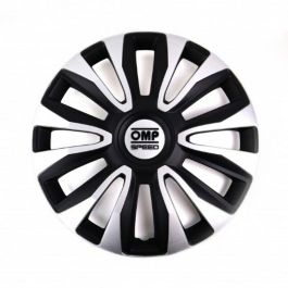 Tapacubos OMP Magnum Speed Negro Plateado 14" (4 uds) Tapacubos OMP Magnum Speed Negro Plateado 14" (4 uds)