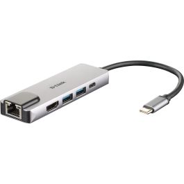 D-Link DUB-M520 Docking USB Tipo-C, Adaptador Hub 5-en-1 con HDMI 4K, 2xUSB 3.0, USB-C PD, RJ45 Gigabit, Gris para Mac/Windows/Linux Precio: 61.49999966. SKU: S55101018