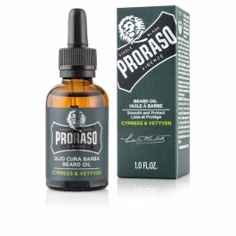 Proraso Aceite para Barba Cypress & Vetyver para Hombre, 30 ml - Suaviza, Nutre y Protege con Macadamia y Aguacate, Sin Siliconas. Precio: 8.68999978. SKU: S4245081