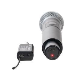 Fonestar Micrófono Inalámbrico de Mano UHF Ik - 166, 16 Canales, Conexión Directa al Amplificador