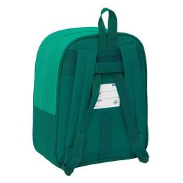 Safta Mochila Guardería Adapt. Carro Real Betis Balompié Resistente al Agua 22x27x10 cm