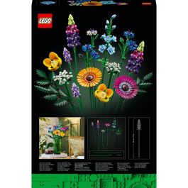 LEGO 10313 Ramo de Flores Silvestres Icons para Construir Adultos - 8 Variedades de Flores, Tallos Ajustables, Ideal Regalo