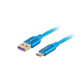 Lanberg Cable USB 2.0 Macho a Macho USB-C, Trenzado Tela, Aluminio, 1m, Azul, 480 Mb/s Precio: 5.79000004. SKU: S5604173