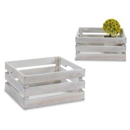 Caja Blanco Envejecido 21x15x11 cm - Madera Álamo - Giftdecor (36 Unidades) Precio: 67.78999953. SKU: B1KK25CLGZ