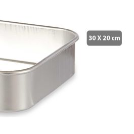 Rustidera de Aluminio Kinvara 30x20 cm - Apta Horno, Gas y Lavavajillas (12 Unidades) Rustidera de Aluminio Kinvara 30x20 cm - Apta Horno, Gas y Lavavajillas (12 Unidades)
