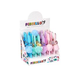 Bolígrafo Pompon Elefante Surtidos Pincello - 5x18x3 cm, Azul, Morado, Rosa, Verde (48 Unidades) Bolígrafo Pompon Elefante Surtidos Pincello - 5x18x3 cm, Azul, Morado, Rosa, Verde (48 Unidades)