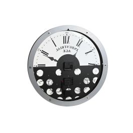 Reloj Pared Loft DKD Home Decor Plateado Negro 8.5 x 52 x 52 cm Reloj Pared Loft DKD Home Decor Plateado Negro 8.5 x 52 x 52 cm