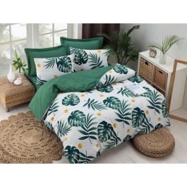 Juego de cama MEN8681875314878 - Funda nórdica 220x240 cm y 2 fundas almohada 60x60 cm - Algodón Poliéster - Verde Precio: 42.50000007. SKU: B1JM2BBK8J