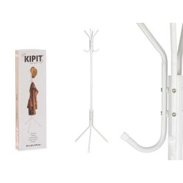 Kipit Perchero de Pared Metálico Mate Blanco 59.5x6x26.5 cm (6 Unidades) Precio: 56.58999995. SKU: B146VLPKRN