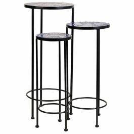 Soporte para Maceta Alexandra House Living Negro Hierro Azulejo 30 x 68 x 30 cm 3 Piezas Precio: 79.49999959. SKU: B1FGS8QCJQ