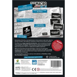 SD GAMES Micro Macro All In Español Juego de Mesa de Detectives, 1-4 Jugadores, +10 Años