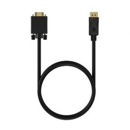 Aisens Cable Conversor DisplayPort a VGA DP-M - VGA-M Negro 2.0M - Alta calidad blindado en oro 24K