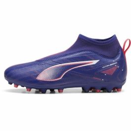Botas de Fútbol para Niños Puma Ultra 5 Match+ Ll Mg Morado