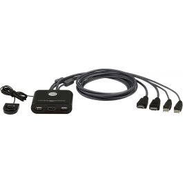 Aten CS22HF 2-Port USB FHD HDMI Cable KVM Switch, Resolución hasta 1920x1080@60Hz, Ideal para Multitarea Precio: 35.50000003. SKU: B15583WDSC