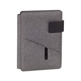 Carpeta Portafolios Carchivo Venture Din A5 Con Cuaderno Y Soporte Smartphone Color Gris