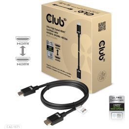 Club3D Cable HDMI 2.1 Ultra High Speed 4K120Hz 8K60Hz HDR 48Gbps 10K Macho/Macho Negro 1m Precio: 37.59000036. SKU: B1D6RNVV7Y