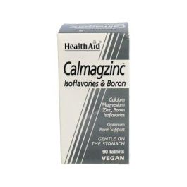 HEALTH AID Calmagzinc 90 Comprimidos. Calcio, Magnesio, Zinc y Boro para Huesos Saludables. Complemento Alimenticio Apto para Vegetarianos y Veganos. Precio: 25.5899996. SKU: B18E4V4W7W