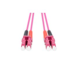 Digitus LWL Patchkabel LC -> LC 1.00m Multimode Duplex OM4 Fibra Óptica Multimodo Violeta 2mm LSZH