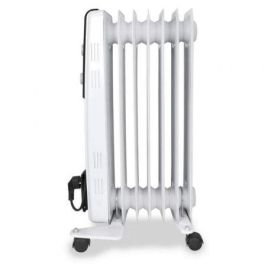 Orbegozo Radiador de Aceite RF 1500 A - 1500W, 7 Elementos, Termostato Regulable, 3 Potencias, Seguridad Antivuelco