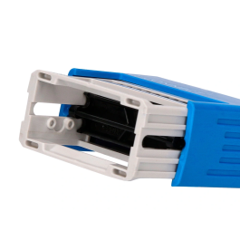 Q-connect Sello Entintado Automatico Contabilizado, Almohadilla 14x38 mm Color Azul