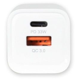 Z ALLNET Ersatznetzteil QC USB-C PD GaN Netzteil Power Supply45Watt 1x USB Typ-A QC 1x USB Typ-C**EU PLUG**