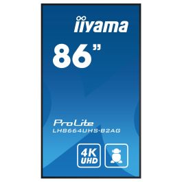 IIYAMA LH8664UHS-B2AG Pantalla 4K 85.6" 3840x2160 IPS 24/7 3xHDMI 2xUSB Wifi
