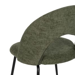Silla Verde Tejido-Metal Contract 49 X 60 X 81 cm