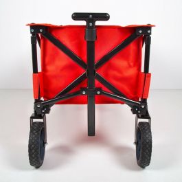 Carro portatodo playa rojo aktive . soporta 60kg 90x47x55/91cm