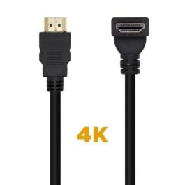 AISENS - CABLE HDMI V2.0 ACODADO PREMIUM ALTA VELOCIDAD / HEC 4K@60HZ 18GBPS, A/M-A/M, NEGRO, 1.0M AISENS - CABLE HDMI V2.0 ACODADO PREMIUM ALTA VELOCIDAD / HEC 4K@60HZ 18GBPS, A/M-A/M, NEGRO, 1.0M
